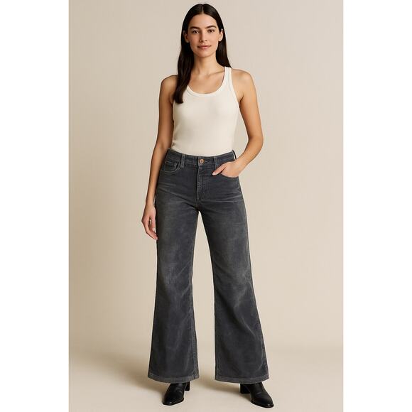 Pilcro by Anthropologie Pants - Pilcro corduroy 5 pocket design distressed faded pants vintage  31 Petite